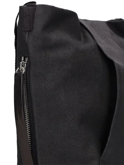 Ann Demeulemeester Maya Denim Waxed Shoulder Bag