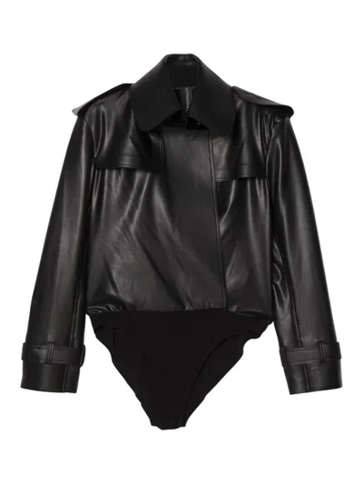 Norma Kamali Double Breasted Trench Body