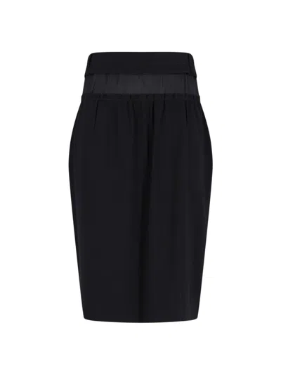 Maison Margiela Knee Length And Midi Skirts In Black