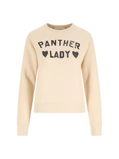 Valentino Graphic Print Cotton Sweatshirt With Raglan Sleeves In Neutral