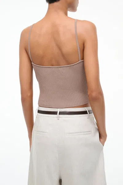 Staud Soleil Tank Top In Taupe