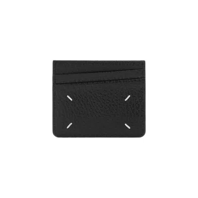 Maison Margiela Leather 6 Card Holder Men In Black
