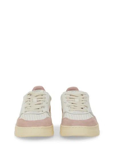 Autry Medalist Leather Sneakers In Multi