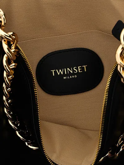 Twinset Liliane Medium Shoulder Bag In Black