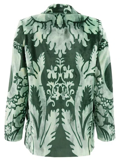 F.r.s For Restless Sleepers Paisley-pattern Blazer In Green