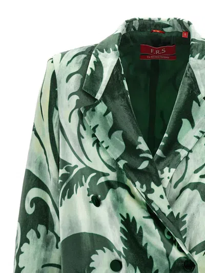 F.r.s For Restless Sleepers Paisley-pattern Blazer In Green