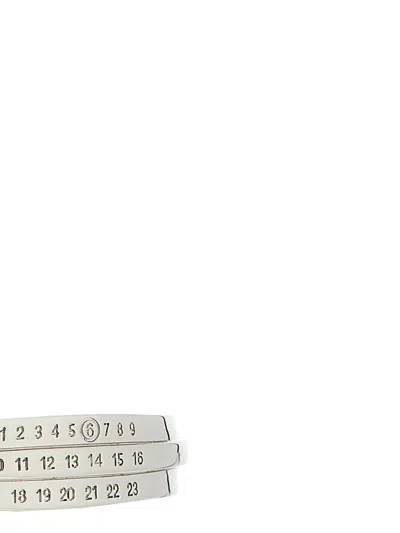 Mm6 Maison Margiela 'numeric' Bracelet In Metallic