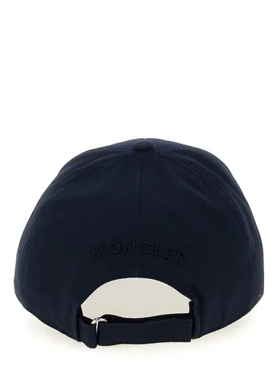 Moncler Logo Patch Cap Hats Blue