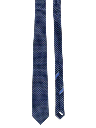 Ferragamo 'gancini + Cuori' Print Tie