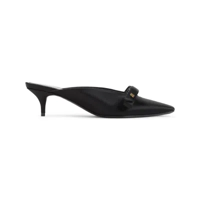 Balenciaga Slingback Heels With Pointed Toe In Black