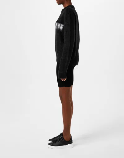 Balmain B Court Sneakers In Black Calfskin
