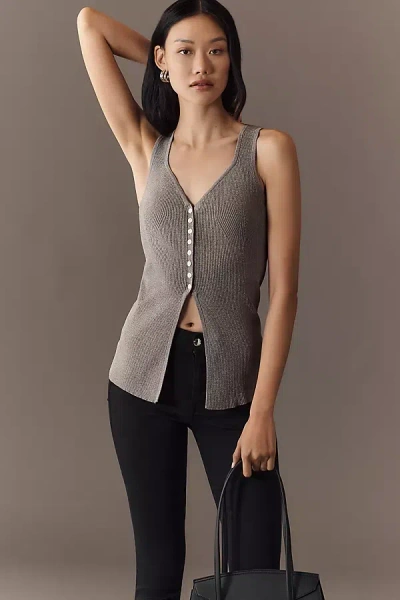 Endless Rose V-neck Long Cardigan Sweater Tank