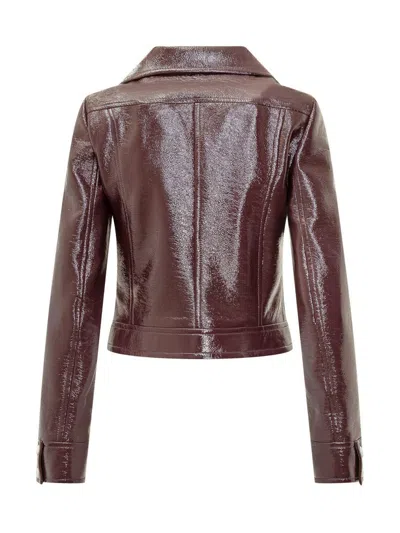 Courrèges Courreges Reedition Reedition Vinyl Jkt In Brown