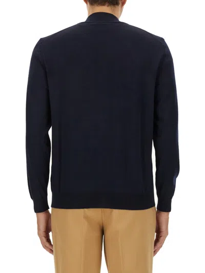 Hugo Boss Cardigan "balonso" In Blue