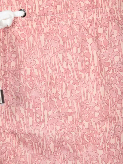 Canali Salmon Ramage Boxer Swim Shorts