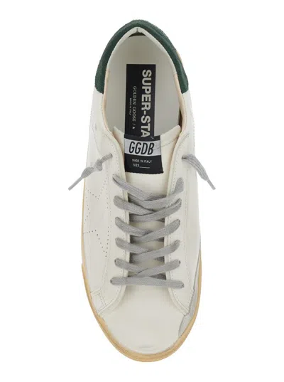 Golden Goose Super Star Leather Upper Toe And Tongue Suede Heel