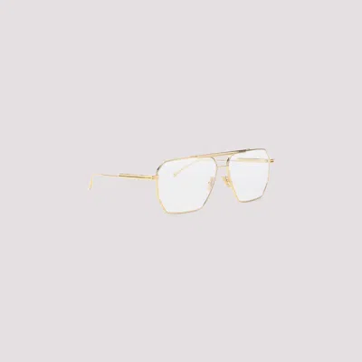 Bottega Veneta Golden Aviator Sunglasses
