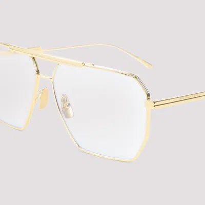 Bottega Veneta Golden Aviator Sunglasses