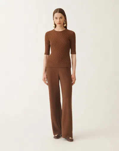 Fabiana Filippi Wool And Silk Sweater With Sequins