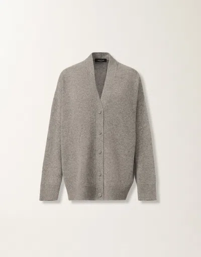 Fabiana Filippi Cashmere And Silk Sweater In Gray
