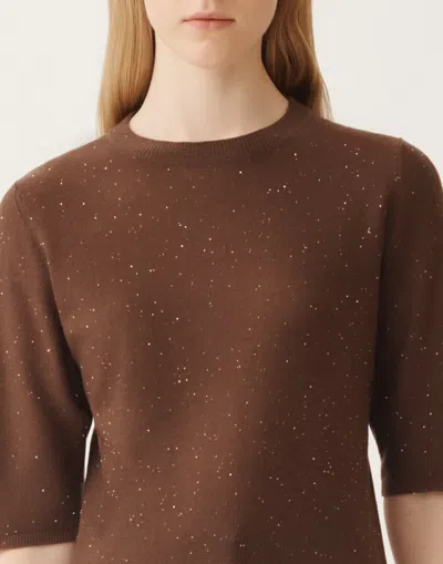 Fabiana Filippi Wool Sweater With Sequins