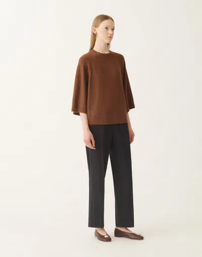 Fabiana Filippi Wool And Silk Cape With Sequins