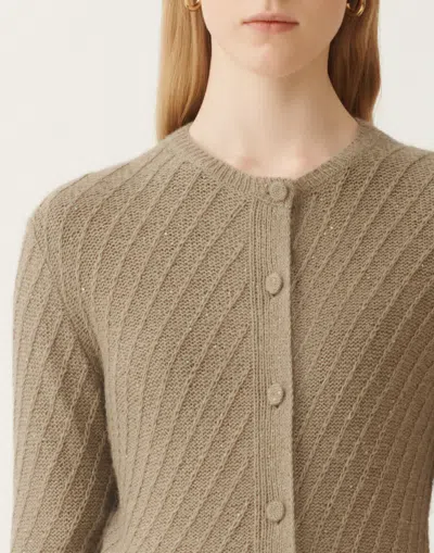 Fabiana Filippi Wool And Silk Cardigan With Sequins