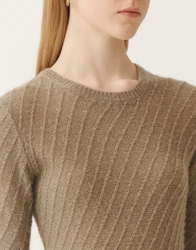 Fabiana Filippi Wool And Silk Sweater With Sequins