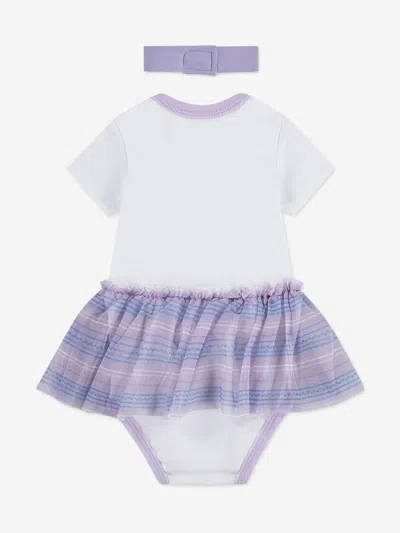 Nike Baby Girls 2 Piece Sunny Swoosh Tutu Set In Blue