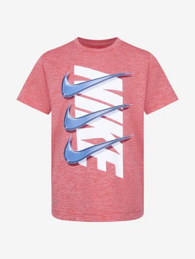 Nike Boys Dri-fit Dropset Short Set In Pink