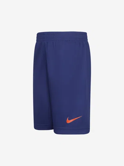 Nike Boys Dri-fit Dropset Short Set In Pink