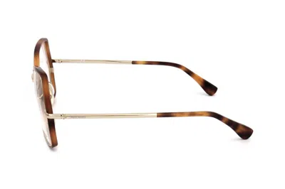 Max Mara Geometric Frame Glasses In White