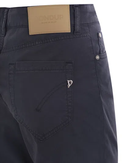 Dondup Fitted High-waist Cropped Trousers With Decorative Buttons