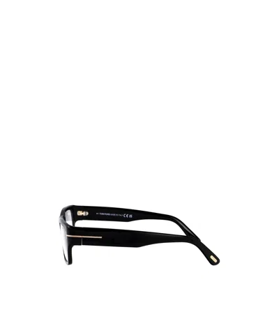 Tom Ford Eyewear Rectangle-frame Glasses In Black