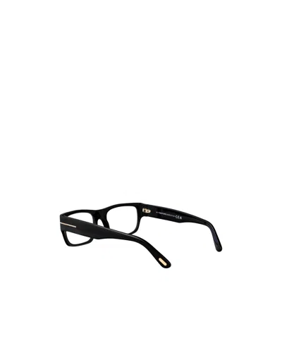 Tom Ford Eyewear Rectangle-frame Glasses In Black