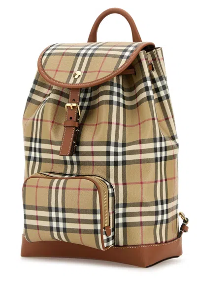 Burberry Printed Canvas Backpack