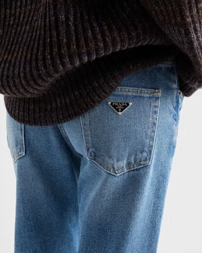 Prada Straight-leg Denim Jeans In Blue