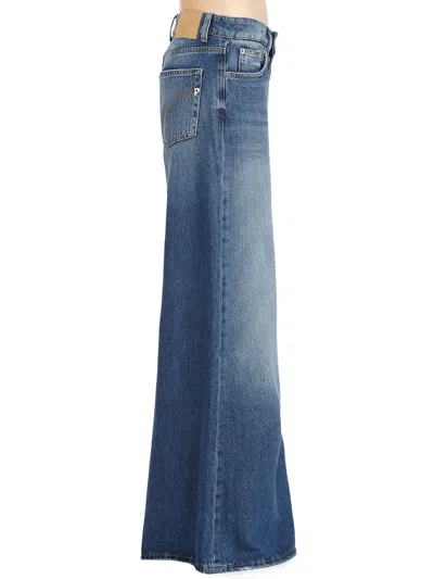 Dondup Pantalone In Denim Marlen In Black