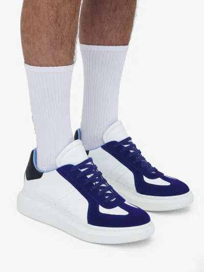 Alexander Mcqueen Alexander Mc Queen Oversize Blue White Sneaker In White