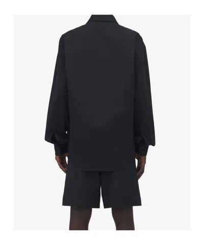 Alexander Mcqueen Mcqueen T-bar Harness Utility Button-up Shirt In Black