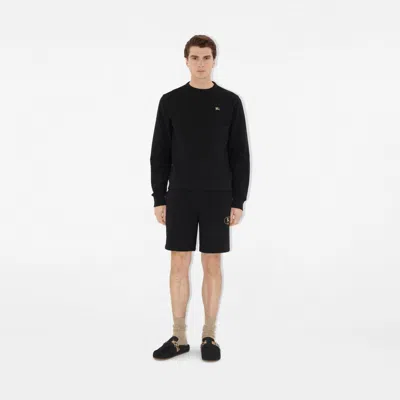 Burberry Cotton Bermuda Shorts With Back Pocket And Elastic Waistband