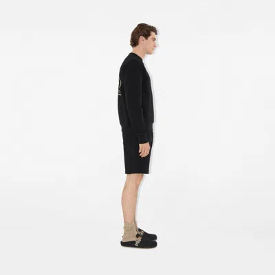 Burberry Cotton Bermuda Shorts With Back Pocket And Elastic Waistband