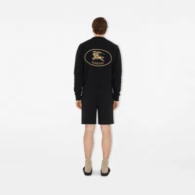 Burberry Cotton Bermuda Shorts With Back Pocket And Elastic Waistband