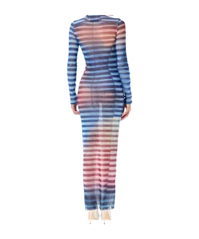 Jean Paul Gaultier Long Dress Stripe Air