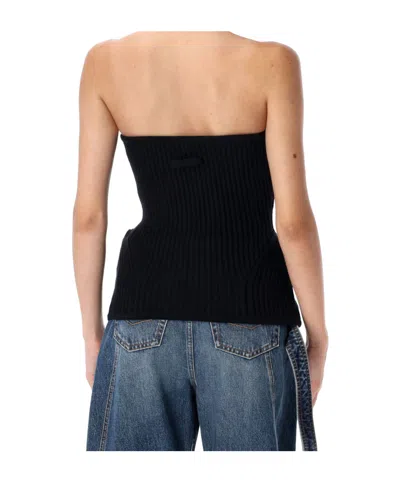 Jean Paul Gaultier Bustier Top Rib Knit
