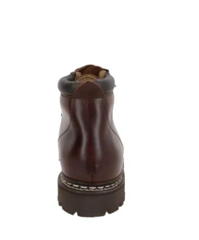 Paraboot Round Toe Hiking Boots In Black