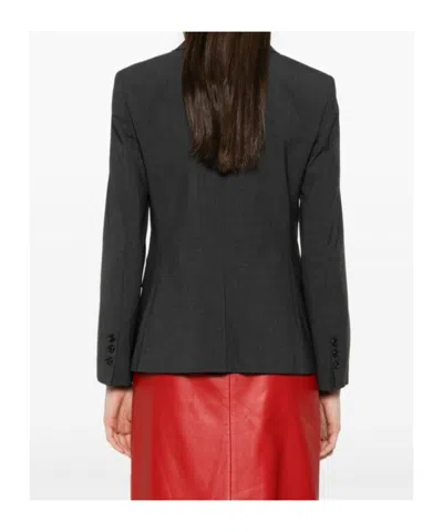 Theory Single-breasted Blazer In Black