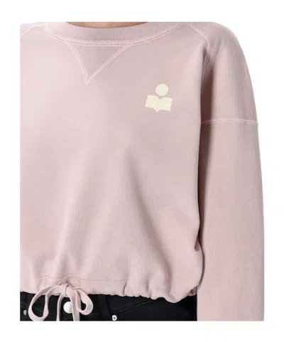 Isabel Marant Étoile Marant Etoile Women Margo Logo Cotton Sweatshirt In Pink