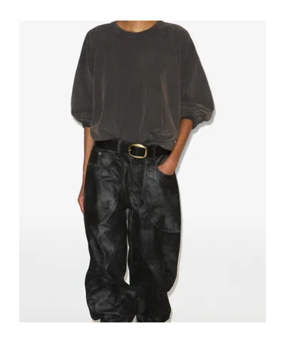 Isabel Marant Étoile Sauria Sweatshirt In Green