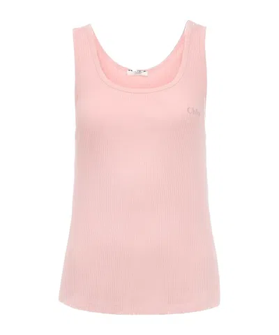 Chloé Sleeveless Vest In Pink